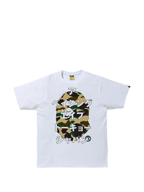 A BATHING APE® 1st Camo Japanese Letters T-shirt