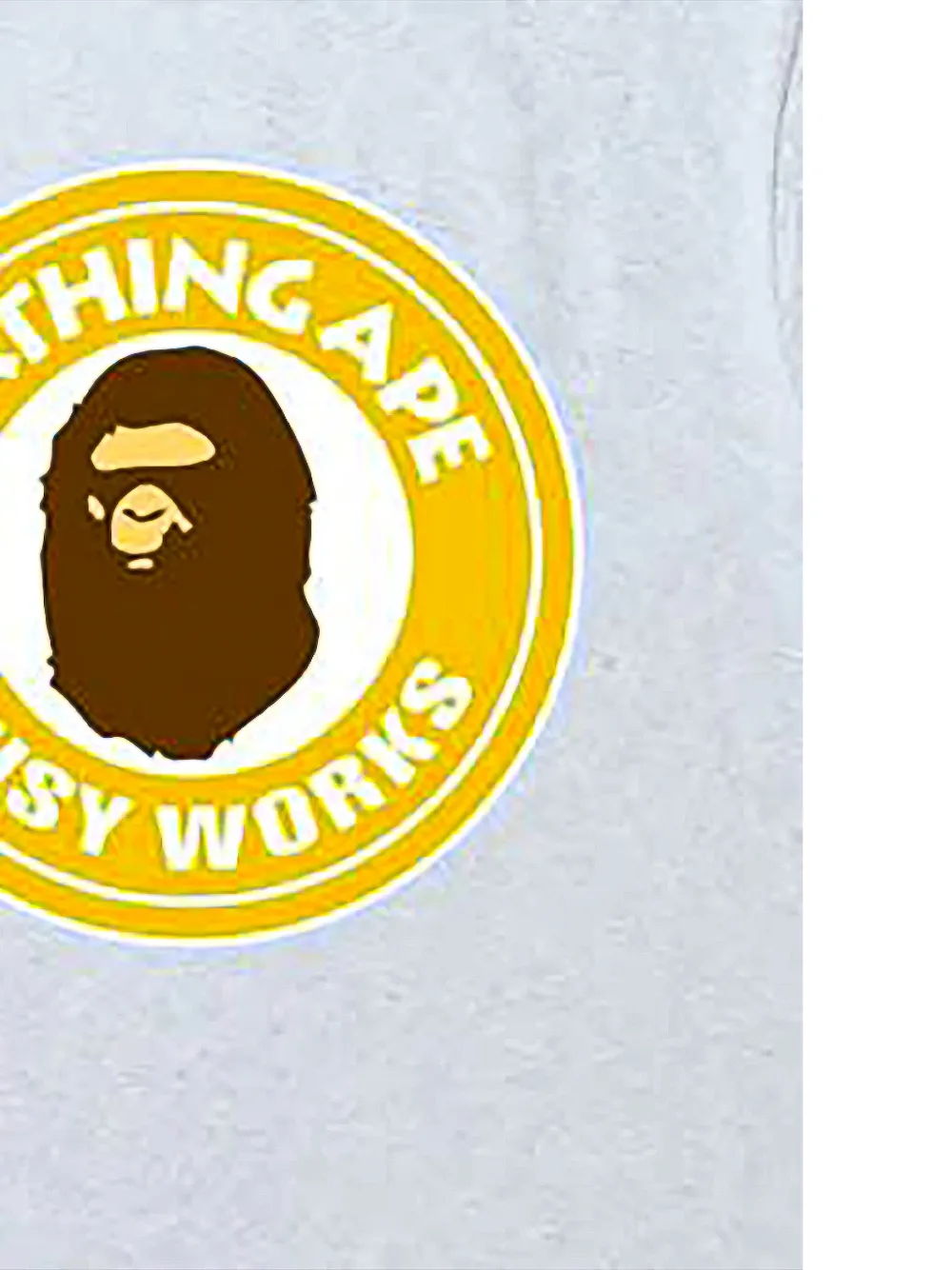 A BATHING APE Busy Works T-shirt met ronde hals Grijs