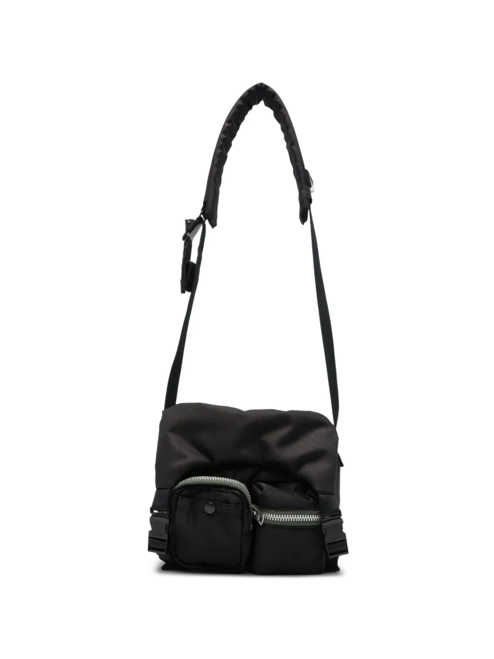 sacai multi-pocket cross body bag - Schwarz