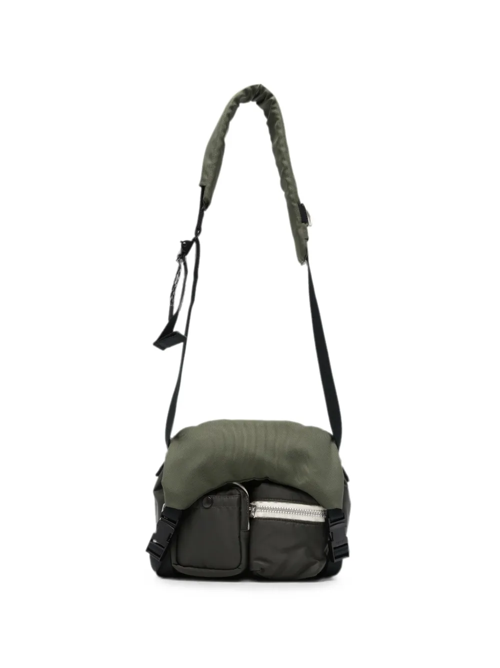 sacai multi-pocket cross body bag - Grün
