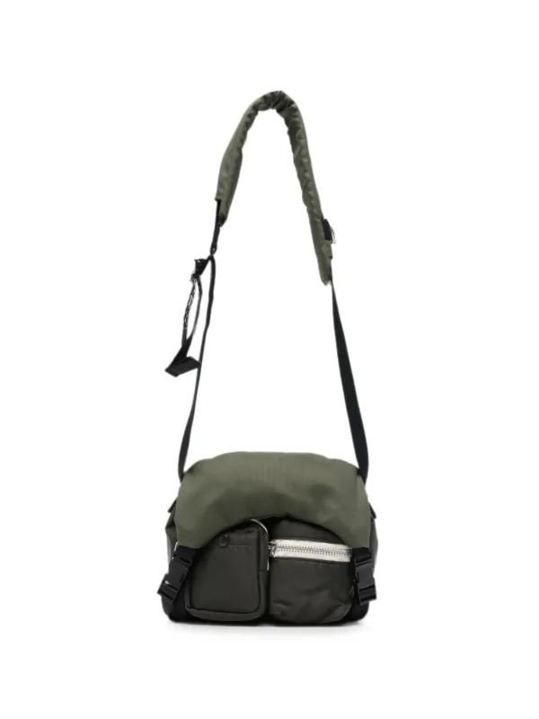 Sacai Multi-pocket Cross Body Bag in Green