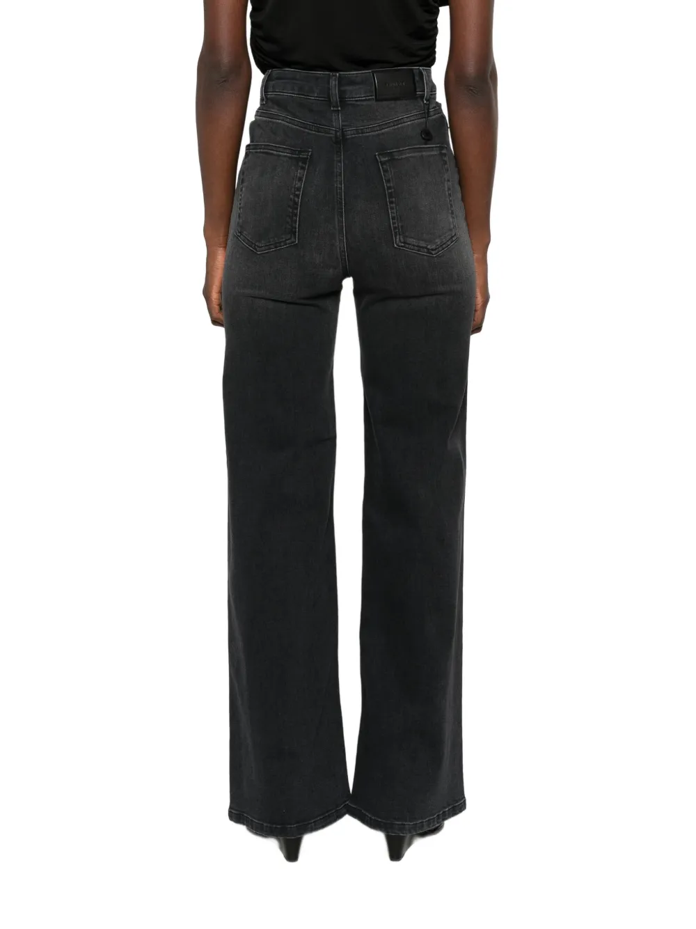 TWINSET Jeans met wijde pijpen Grijs