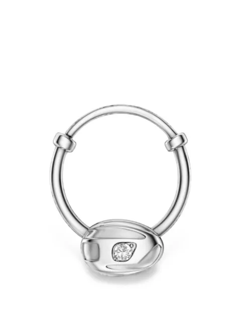 Diesel stainless steel hoop earring