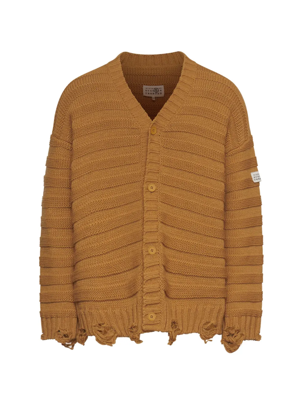 MM6 Maison Margiela wool cardigan - Toni neutri