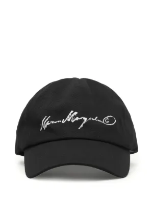 VETEMENTS logo-embroidered Baseball Cap | Black | FARFETCH