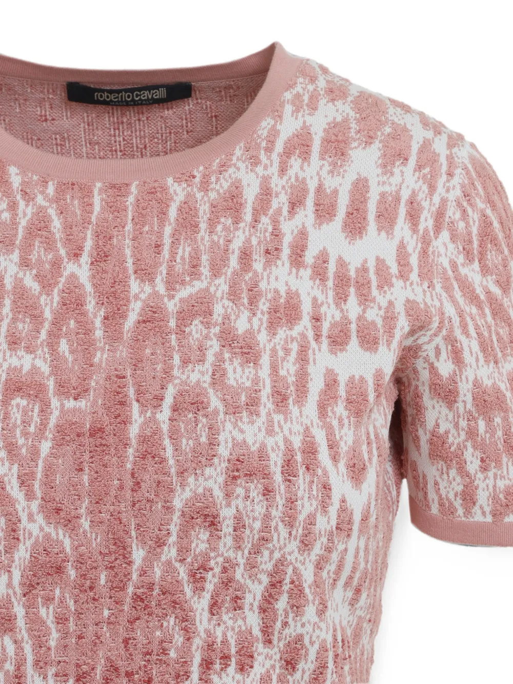 Roberto Cavalli Jurk met luipaardprint Roze