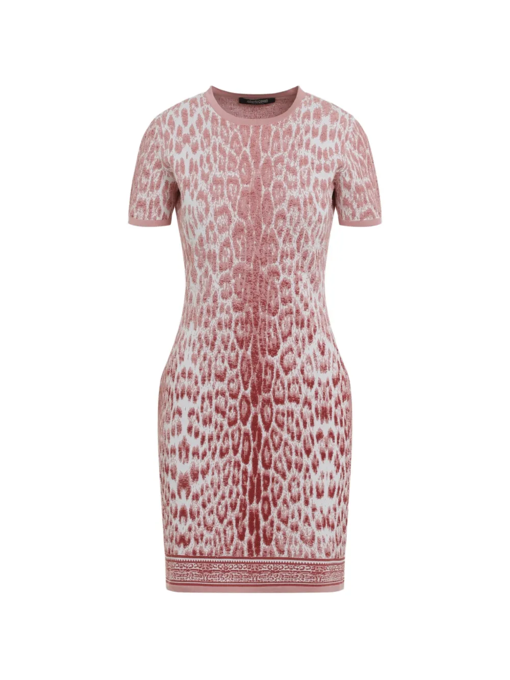 Roberto Cavalli leopard-print dress - Pink