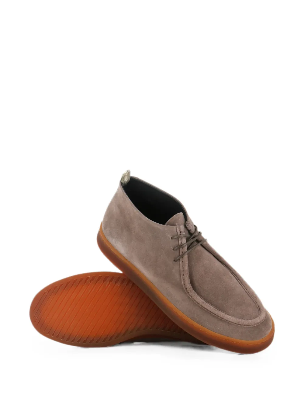 Officine Creative Ambrie 004 suede lace-up desert boots Beige