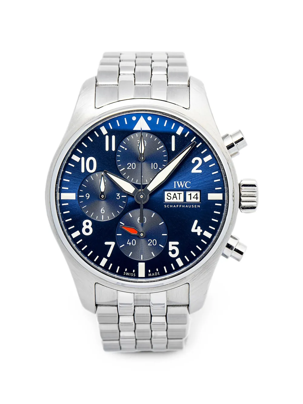 IWC Schaffhausen Pilot Chronograph 40mm watch - Blau