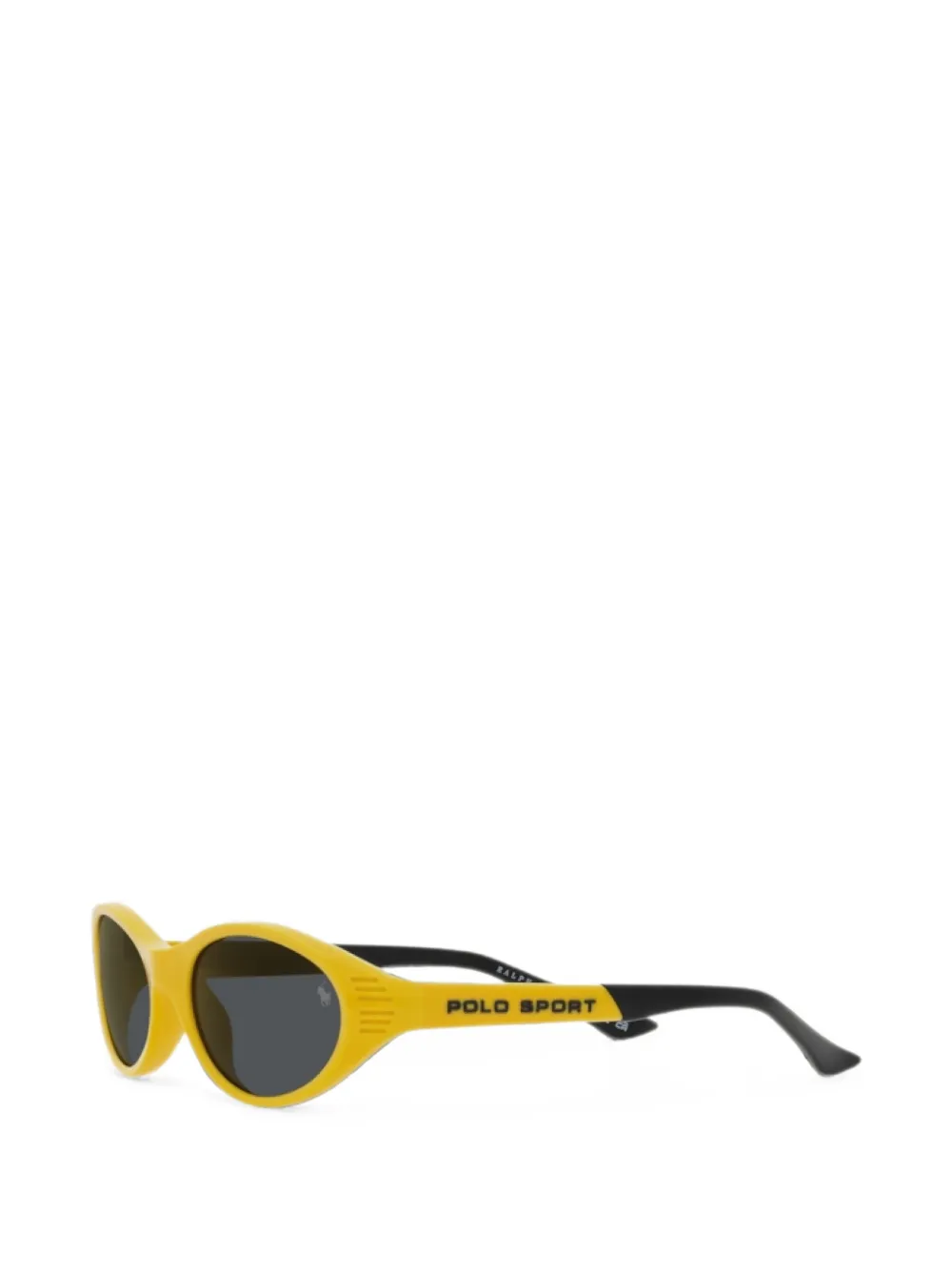 POLO RALPH LAUREN EYEWEAR Sport zonnebril met ovalen montuur Geel