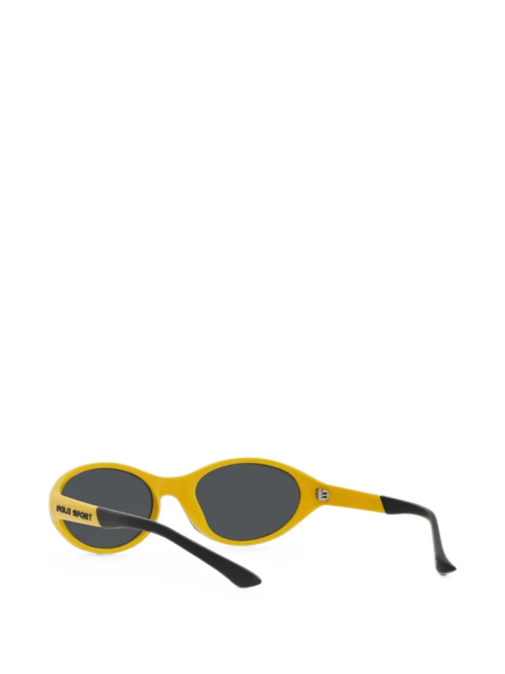 POLO RALPH LAUREN EYEWEAR Sport zonnebril met ovalen montuur Geel