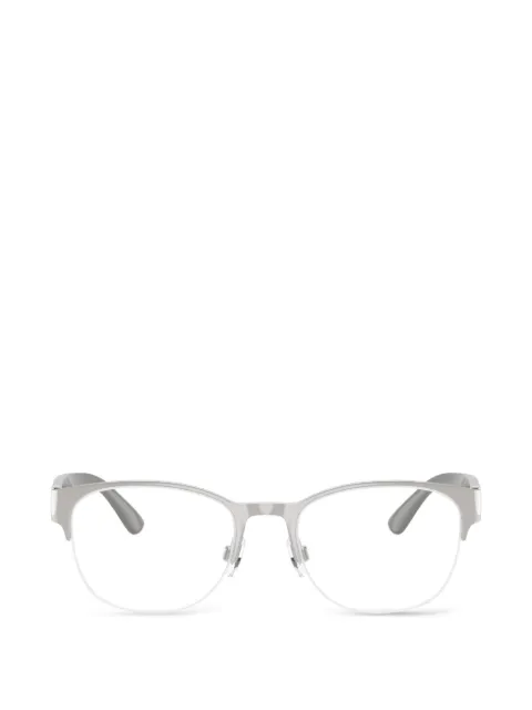 POLO RALPH LAUREN EYEWEAR brushed-finish half-rim glasses