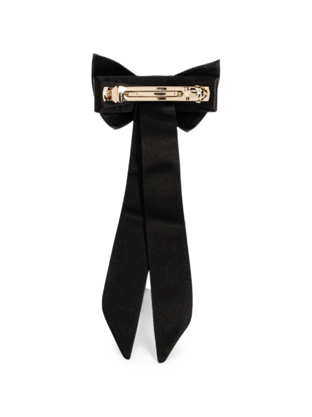 Ferragamo Haarspeld met strikdetail en logobedel Zwart