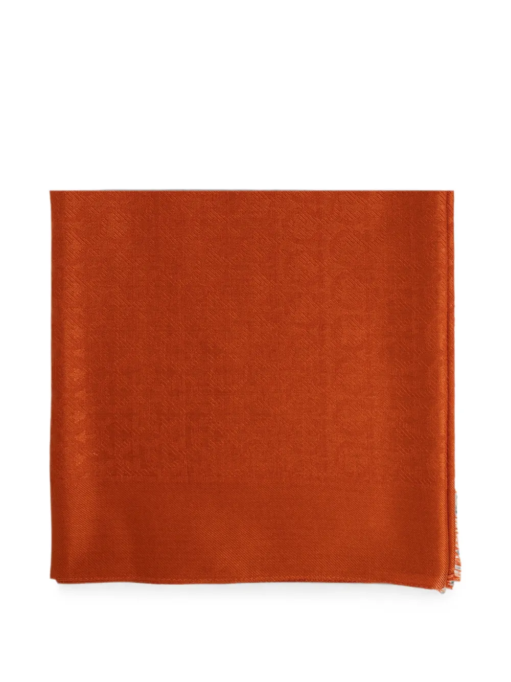 Ferragamo Gancini monogram scarf - Arancione
