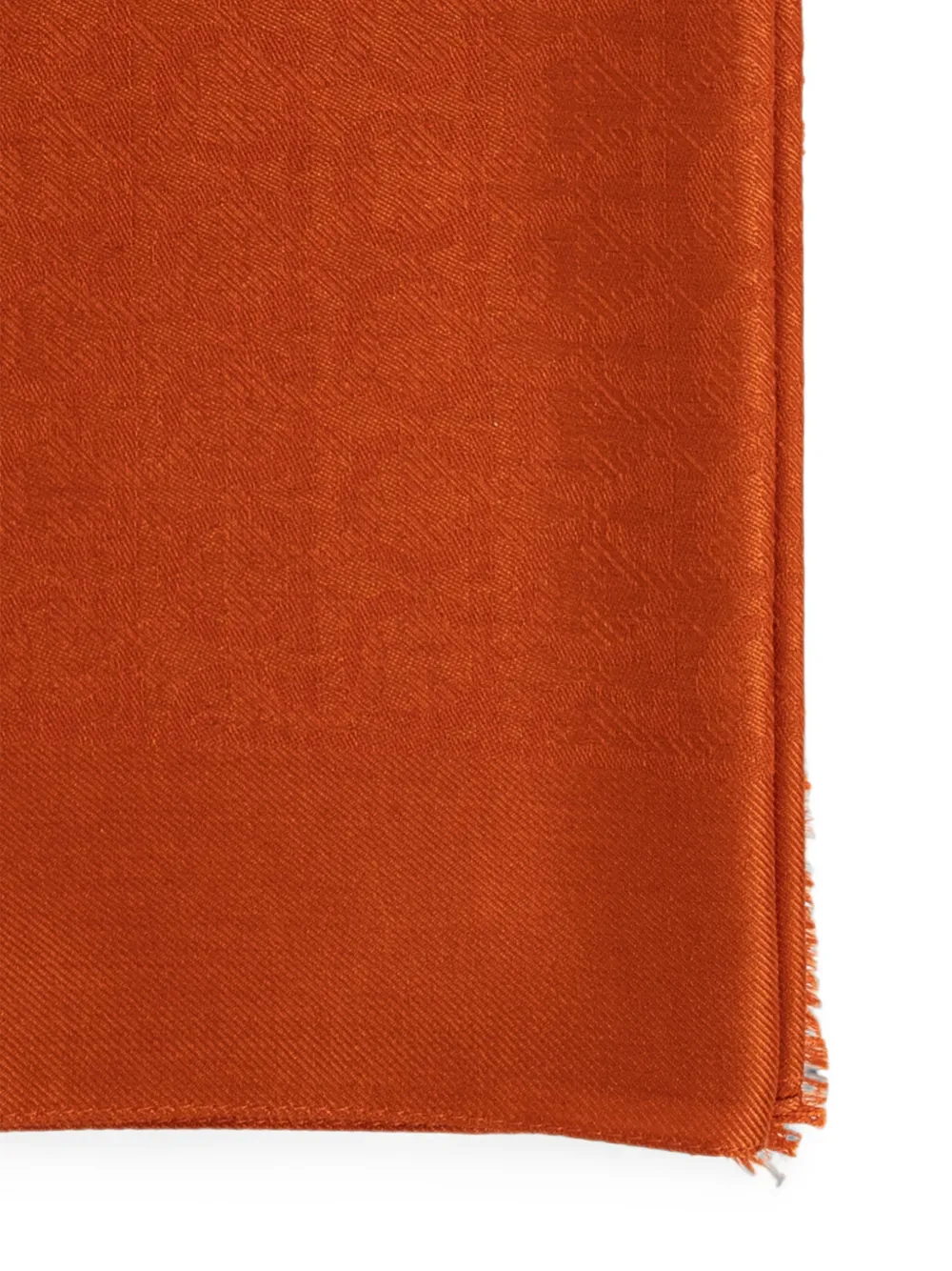 Ferragamo Sjaal met monogramprint Oranje