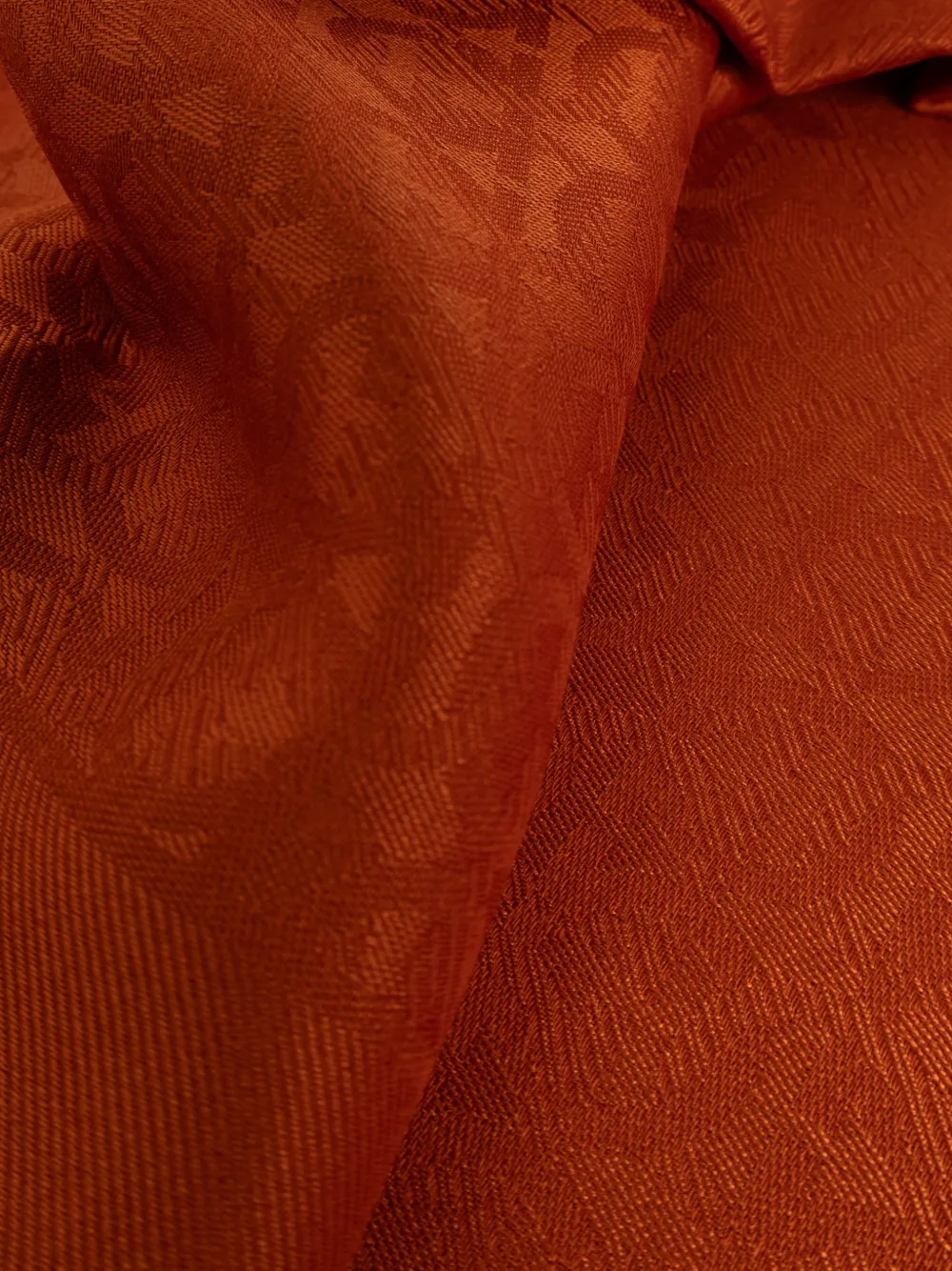 Ferragamo Sjaal met monogramprint Oranje