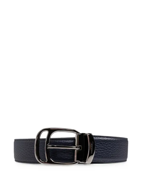 Ferragamo reversible grained calf leather belt
