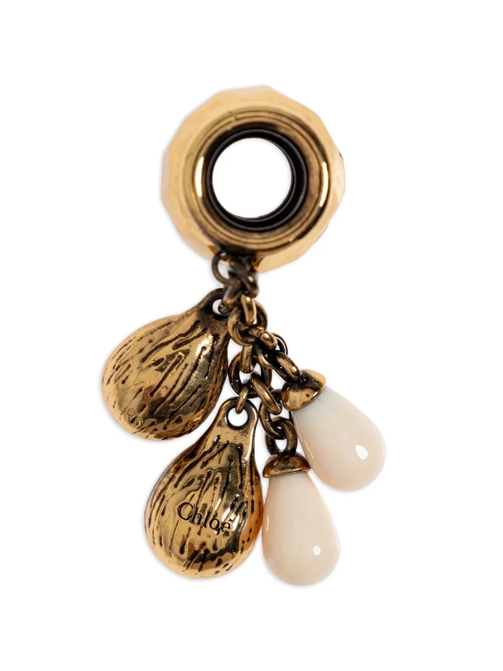 Chloé charm-embellished brass bracelet - Oro