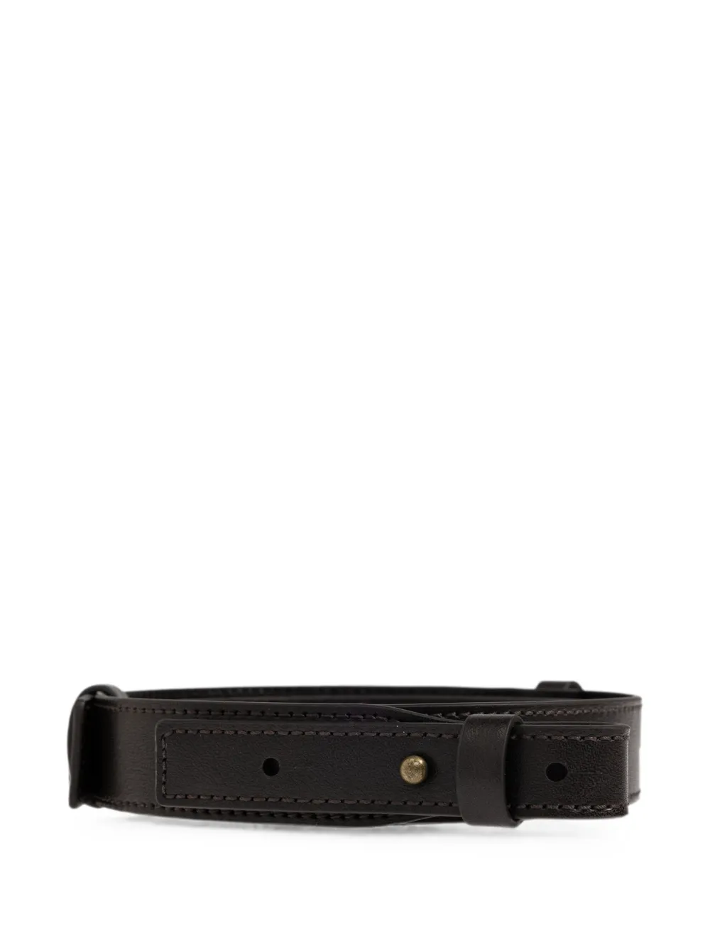 Emporio Armani Messengertas met monogramprint en gesp Beige