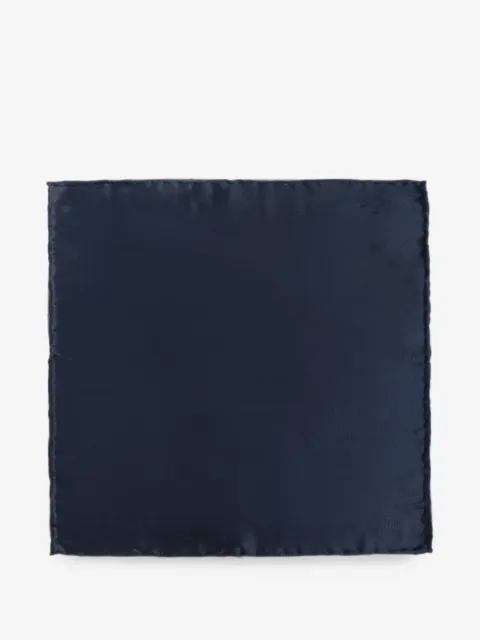 Ferragamo logo-debossed silk pocket square