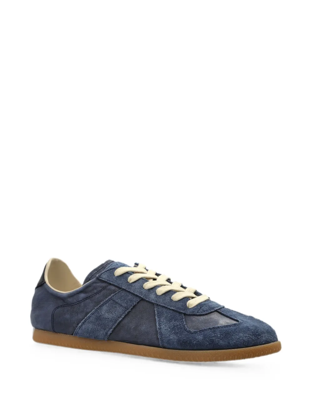 Maison Margiela Replica calf leather sneakers Blauw