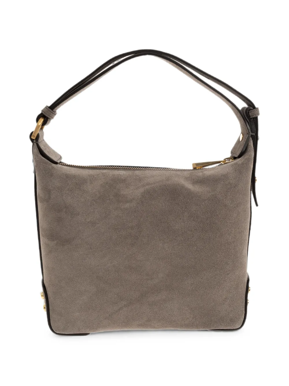 Tod's Metal Dots suède mini-tas Bruin