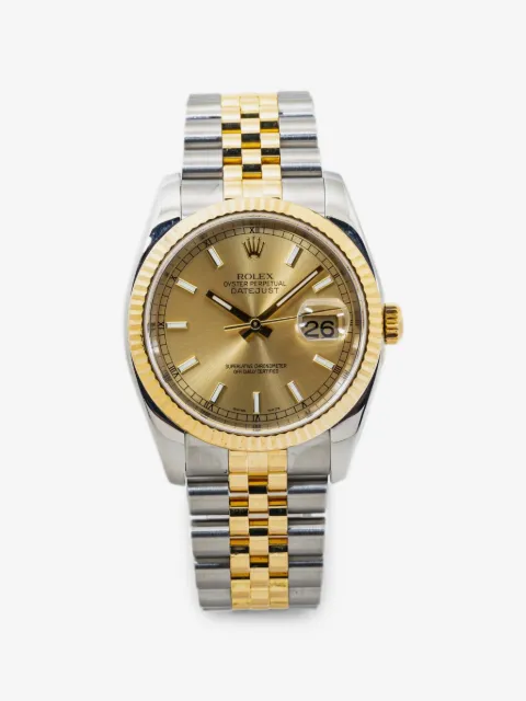 Rolex Datejust fluted bezel 36mm watch