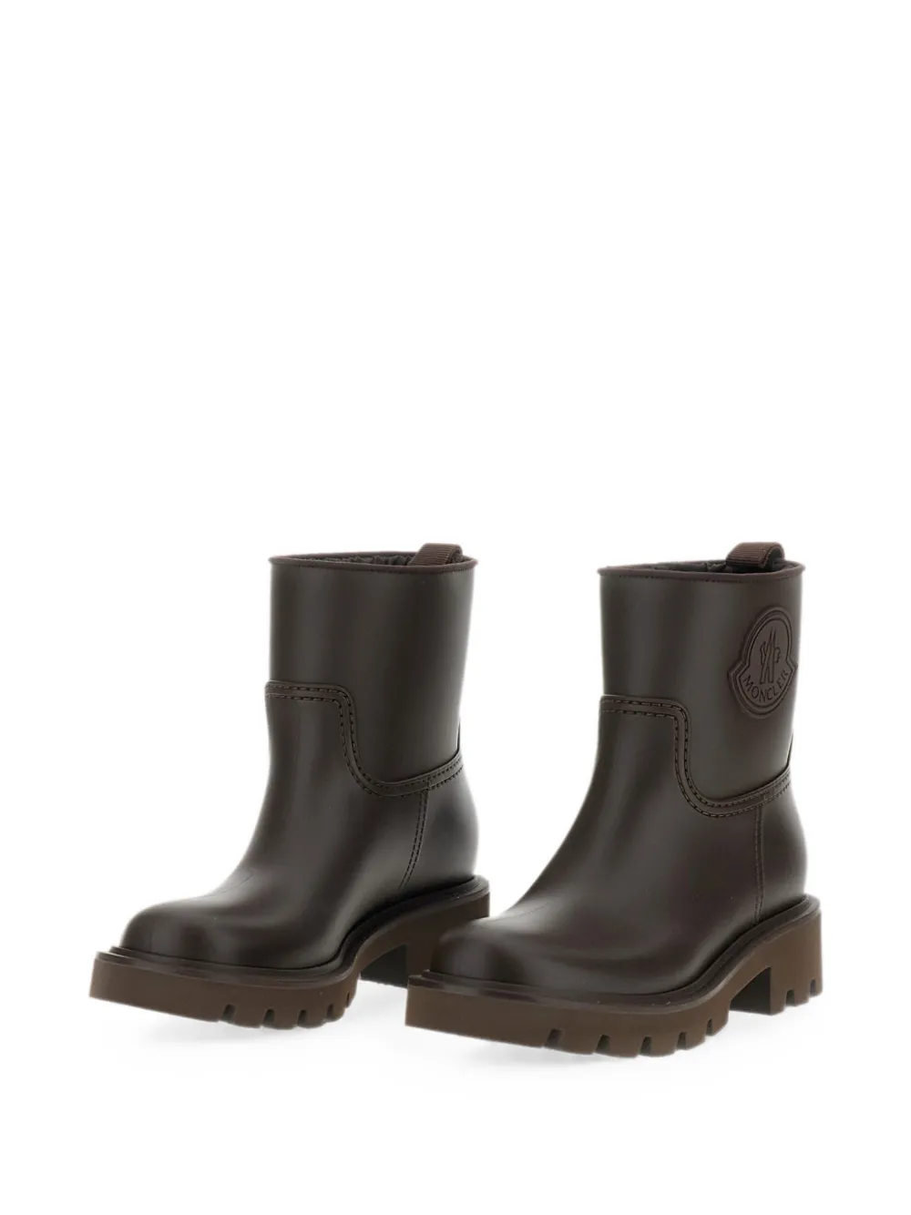 Moncler Kickstream logo-patch chunky-sole boots Bruin