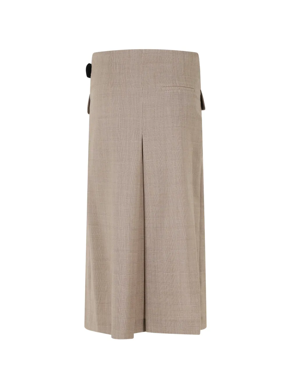 Semicouture Cressida midi-plooirok met ceintuur Beige