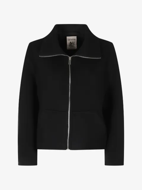 Semicouture Jeane zip-up button-detail jacket