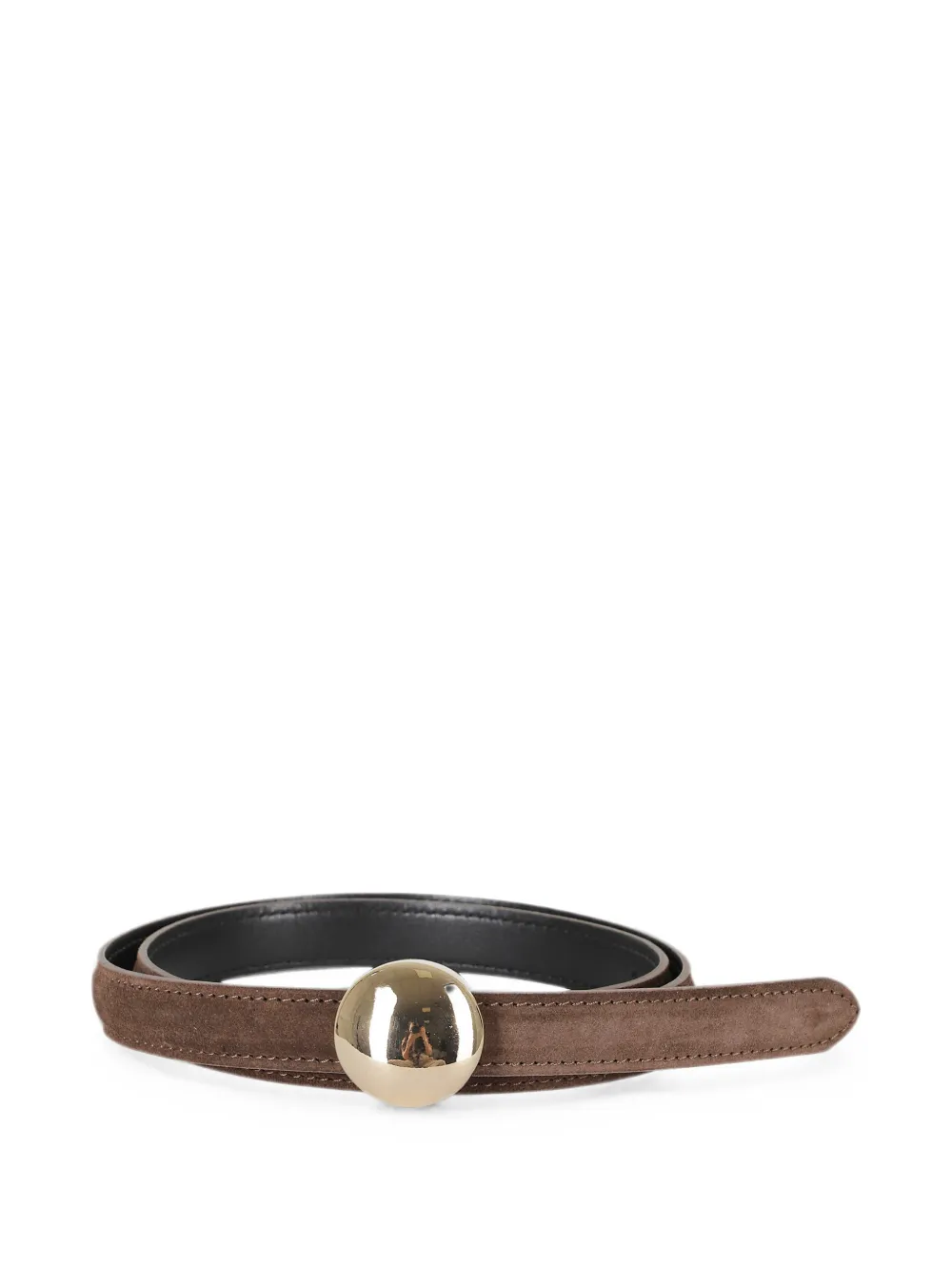 Semicouture Yoana suède riem met gesp Bruin