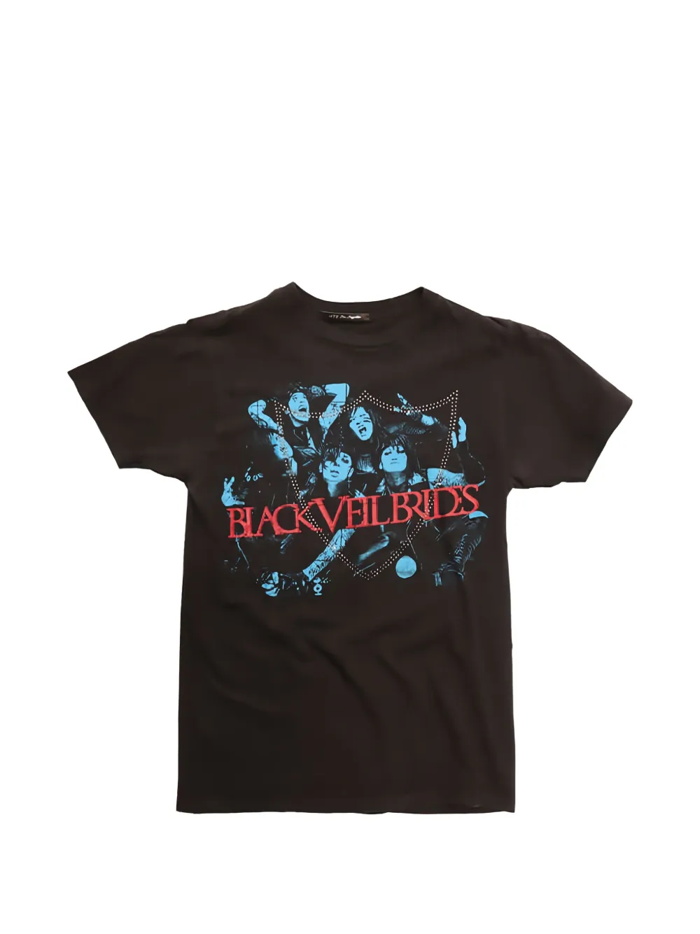 Htc Los Angeles studded graphic-print T-shirt - Nero