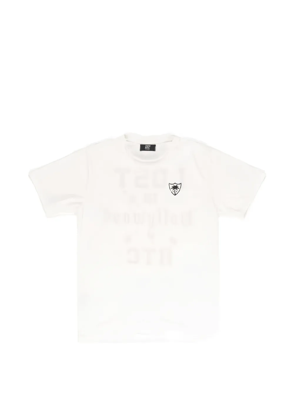 Htc Los Angeles printed cotton T-shirt - Bianco