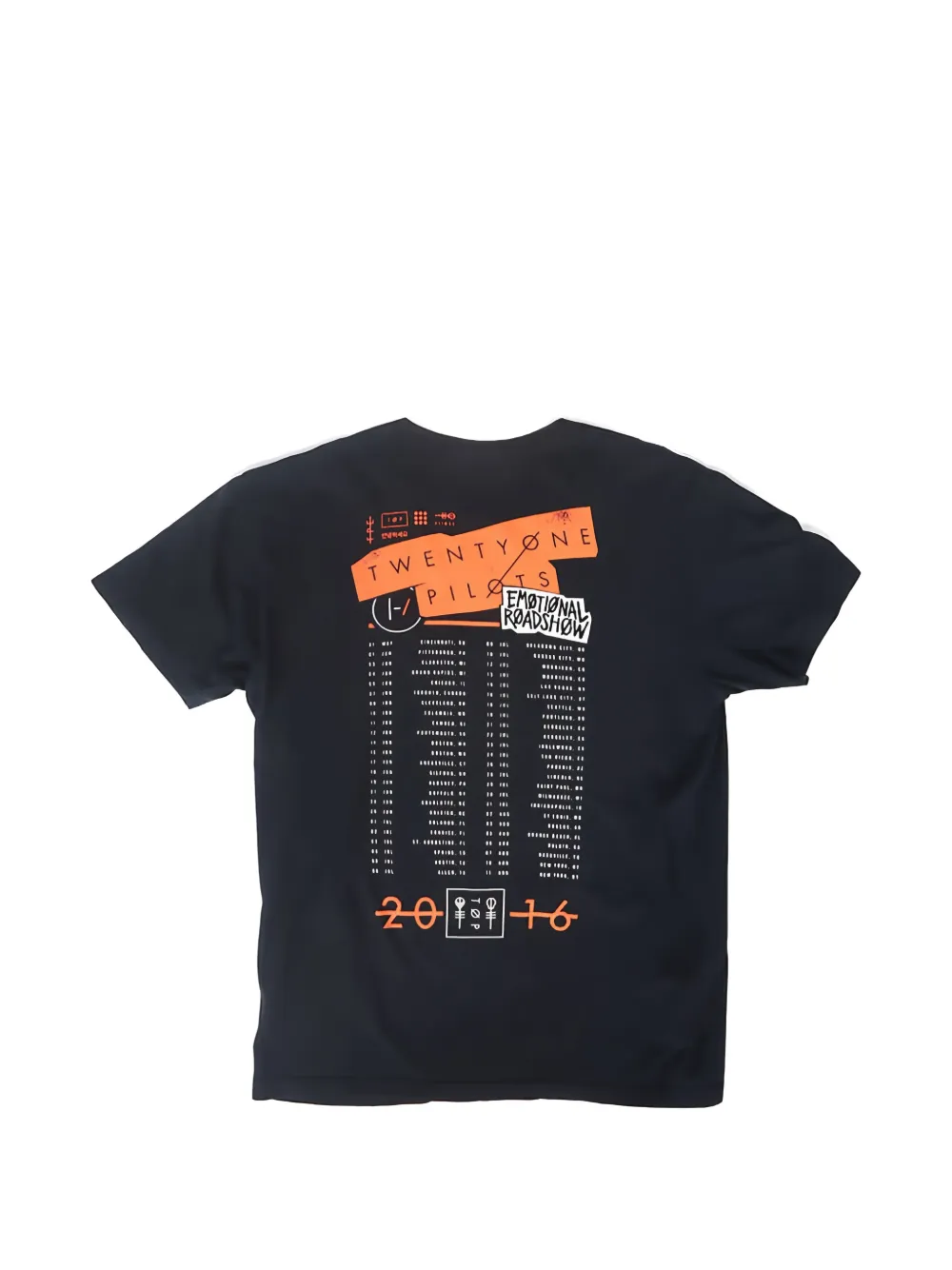 Htc Los Angeles 21 Pilots 2016 T-shirt met grafische print Zwart