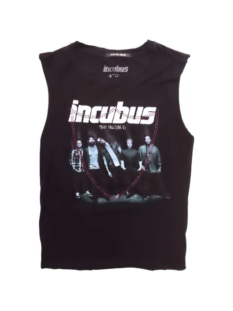 Htc Los Angeles studded graphic-print tank top