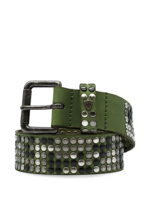 Htc Los Angeles stud-embellished leather belt