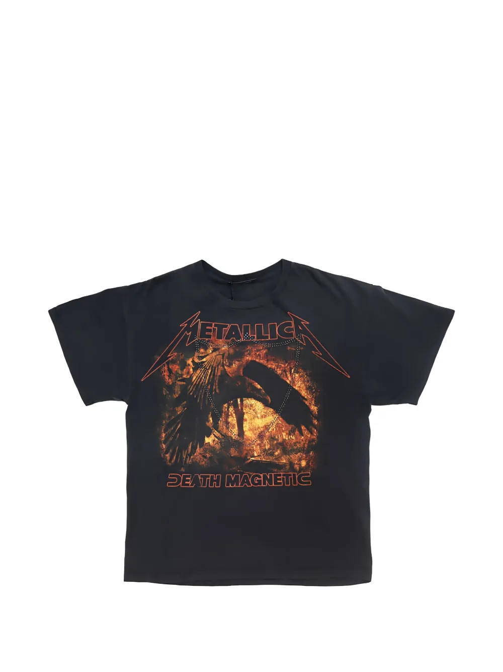 Htc Los Angeles Metallica-print silver-studded T-shirt - Nero