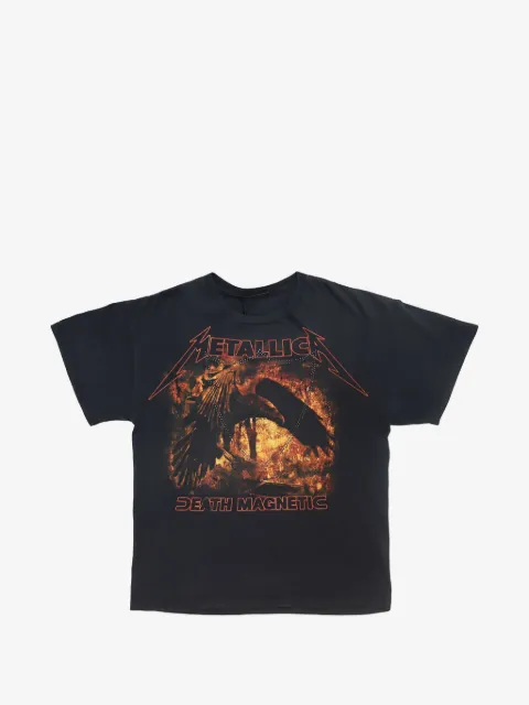 Htc Los Angeles Metallica-print silver-studded T-shirt