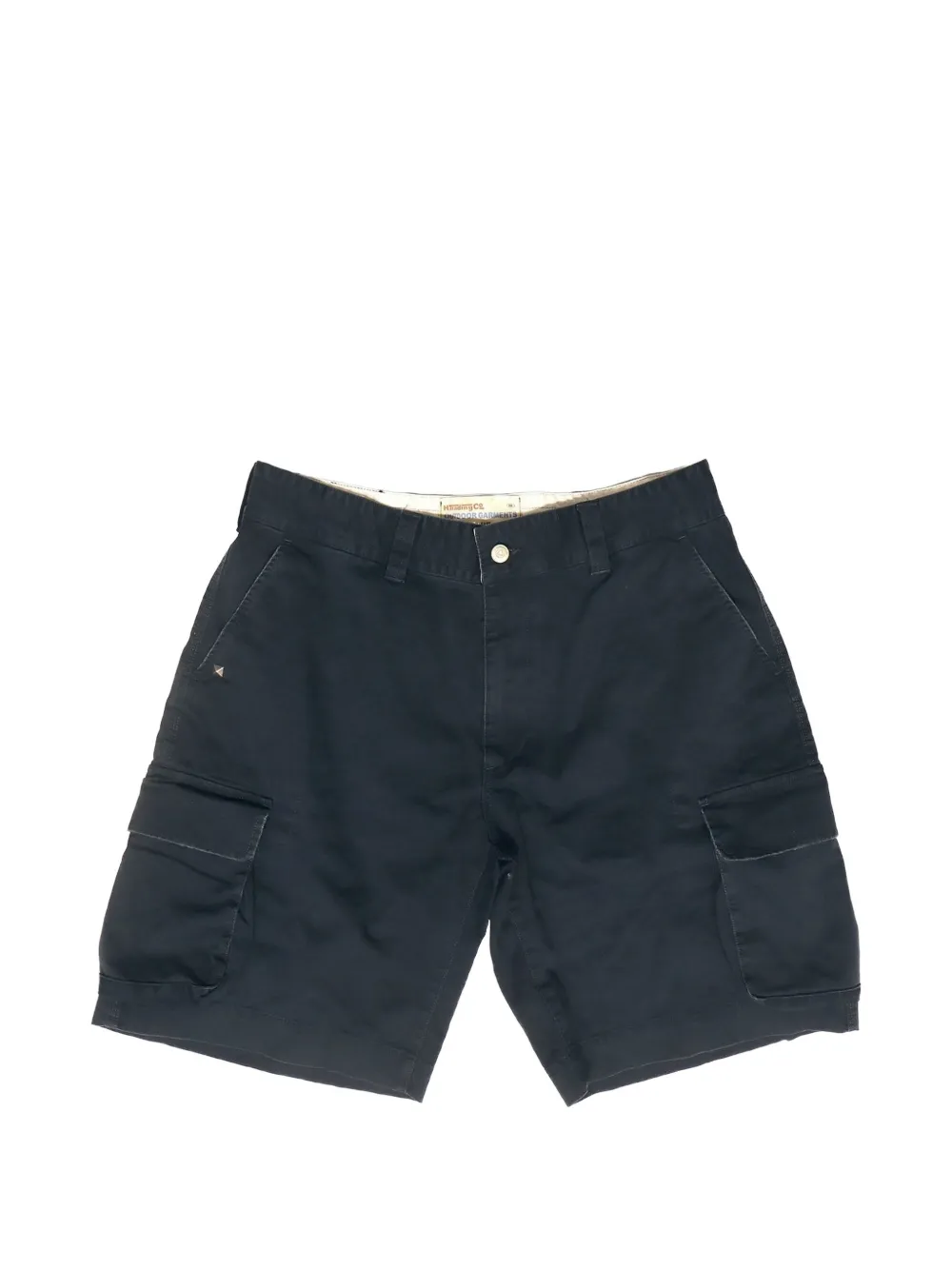 Htc Los Angeles logo-patch cargo shorts - Blu