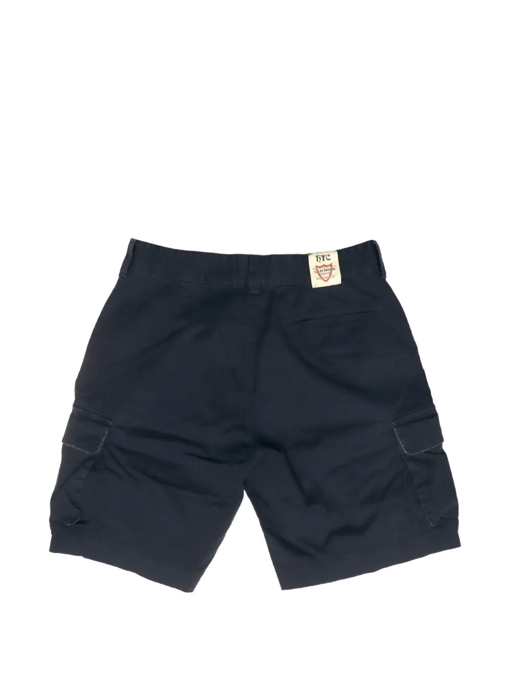 Htc Los Angeles Cargo shorts met logopatch Blauw