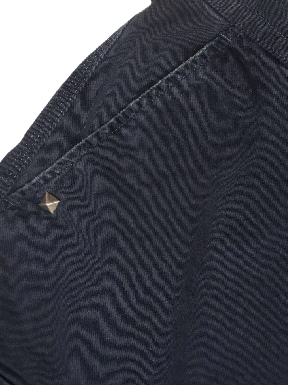 Htc Los Angeles Cargo shorts met logopatch Blauw