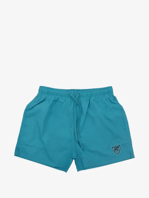 Htc Los Angeles logo-patch drawstring swim shorts