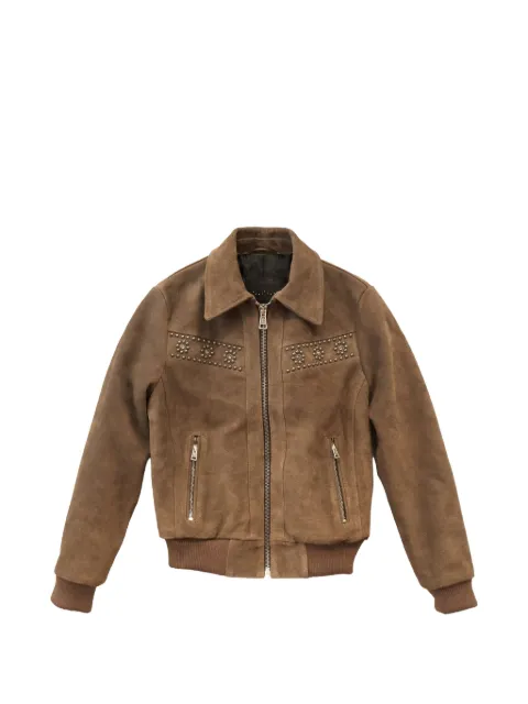 Htc Los Angeles Francisville studded suede jacket
