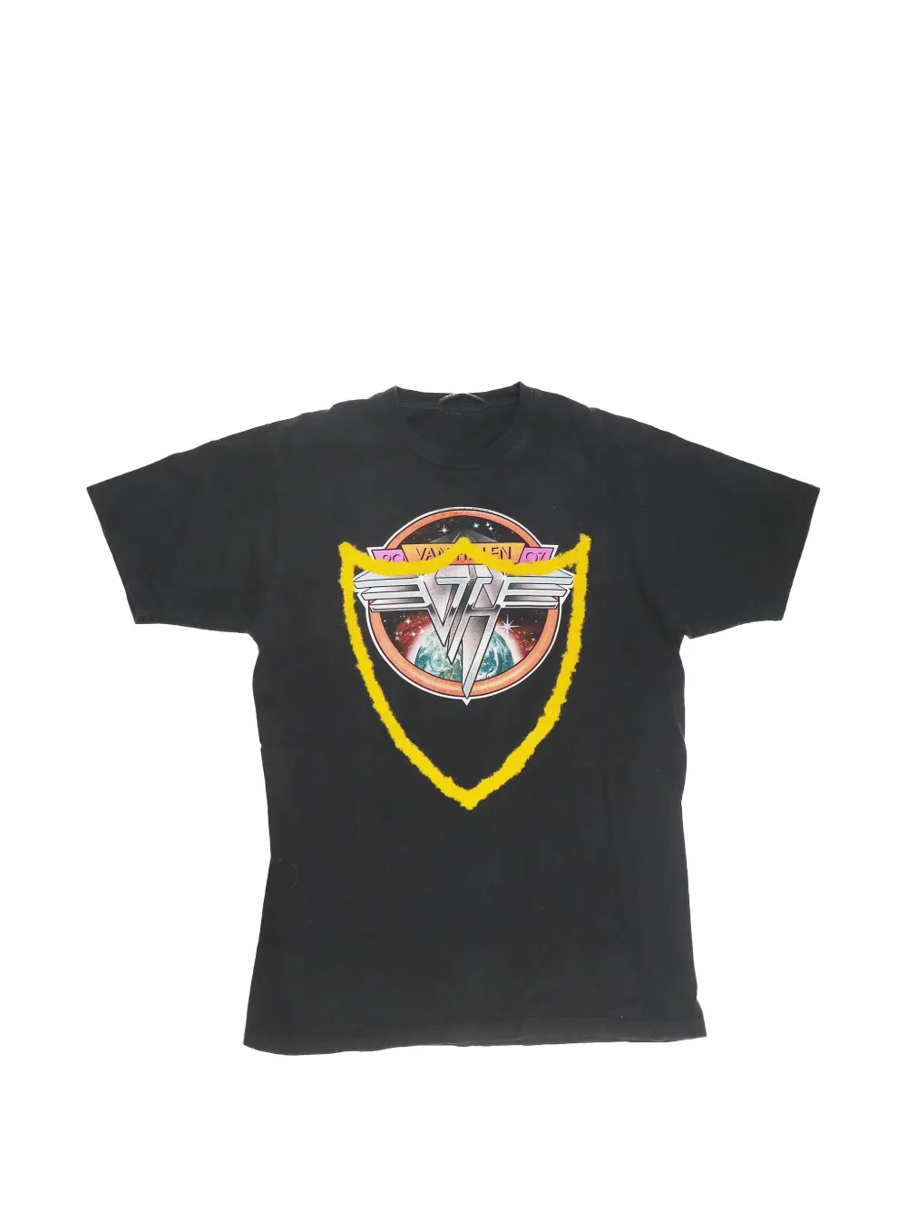 Htc Los Angeles graphic-print reworked T-shirt - Nero