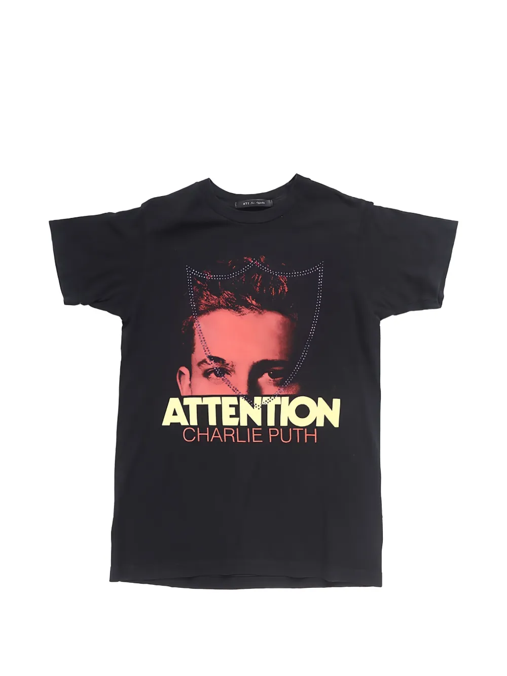 Htc Los Angeles Charlie Puth Lux crystal-embellished T-shirt - Nero