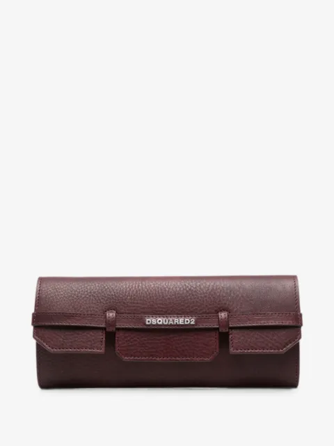 DSQUARED2 logo-appliqué clutch bag