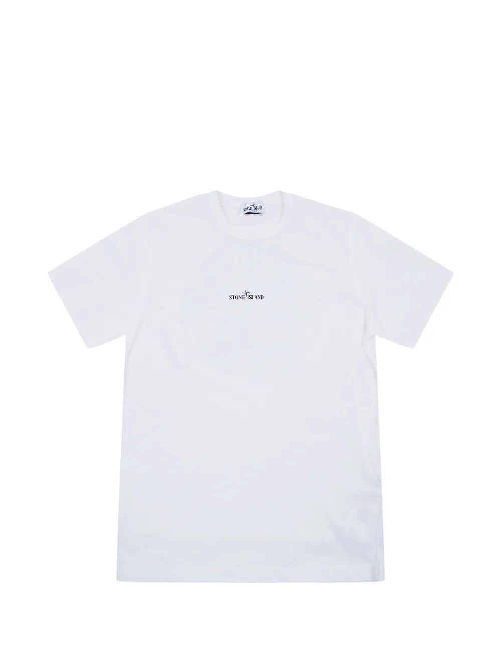 Stone Island Junior logo-print T-shirt - Bianco