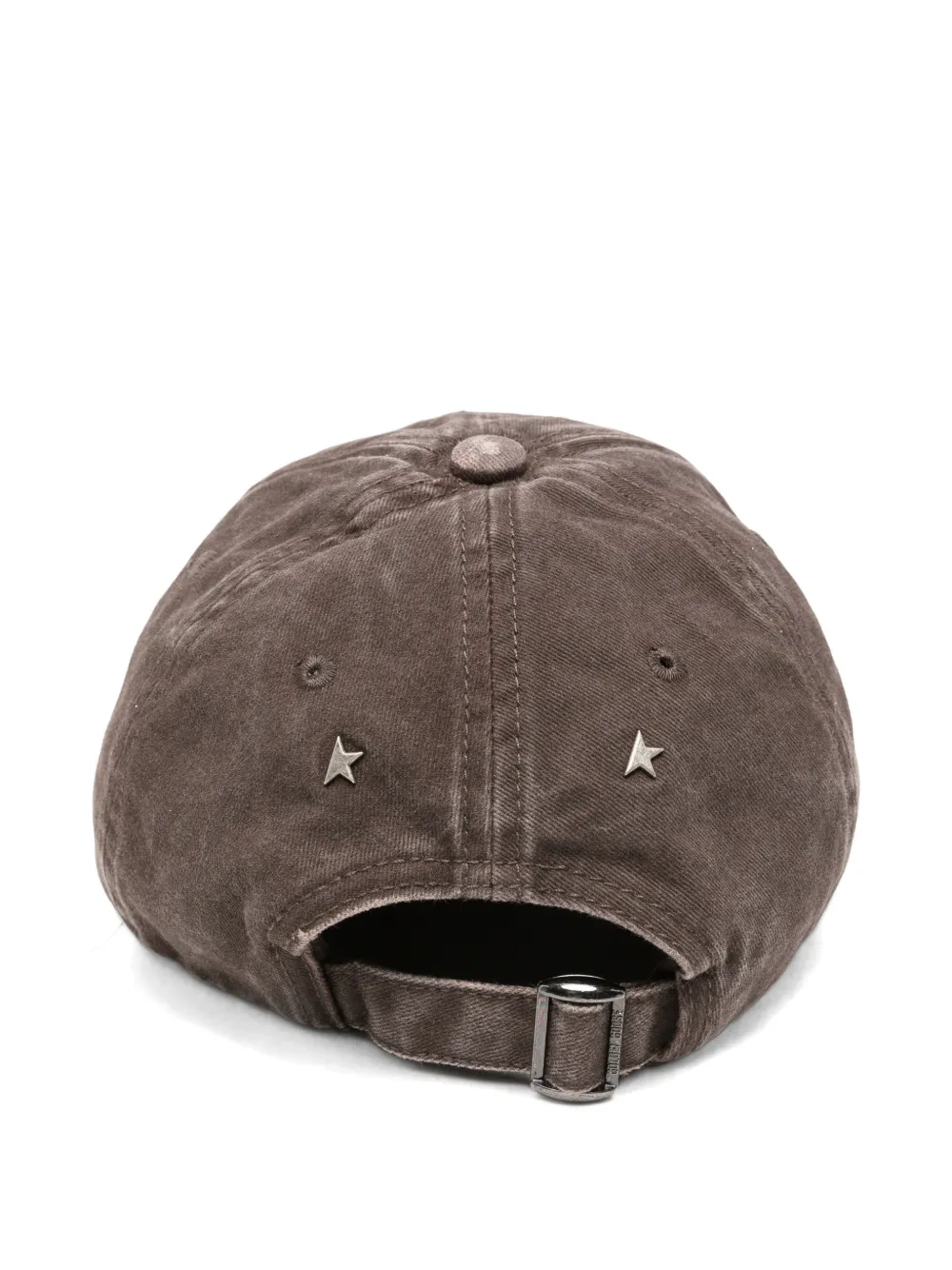 Golden Goose Gerafelde honkbalpet Bruin