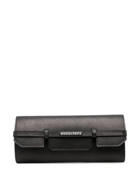 DSQUARED2 logo-appliqué clutch bag