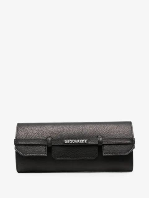 DSQUARED2 logo-appliqué clutch bag